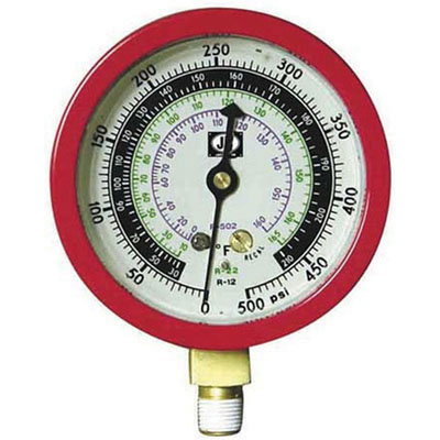 JB Industries M2-895 Pressure Gauge, 3-1/8 in Dial, 0 to 800 psi Measuring Range, 1 % Accuracy, 1/8 in Connection