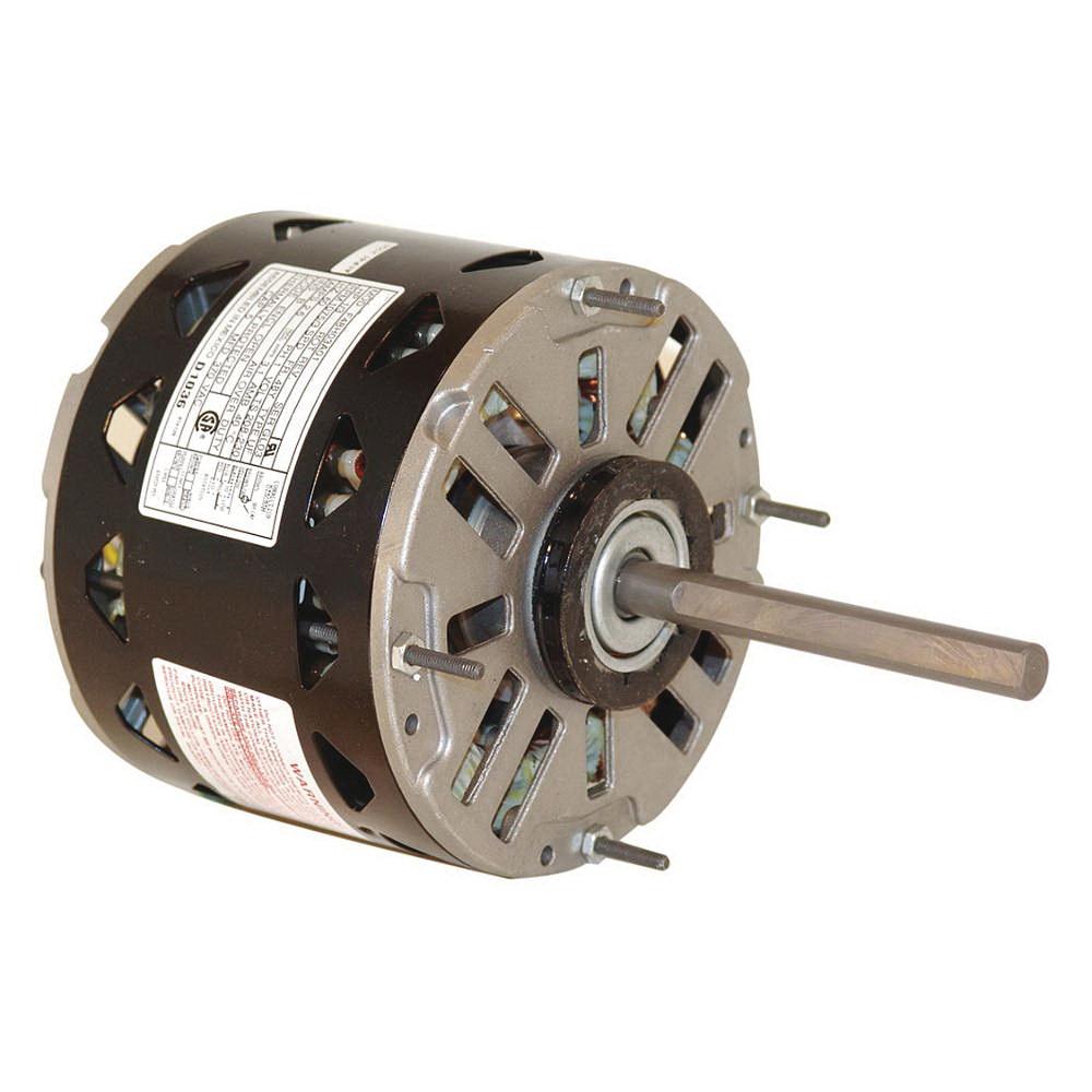 Packard 43590 Blower Motor, 230 VAC, 4.6 A, 3/4 hp, 1075 rpm Speed, 1 ph -Phase, 60 Hz, Open Motor Enclosure, 48 Frame