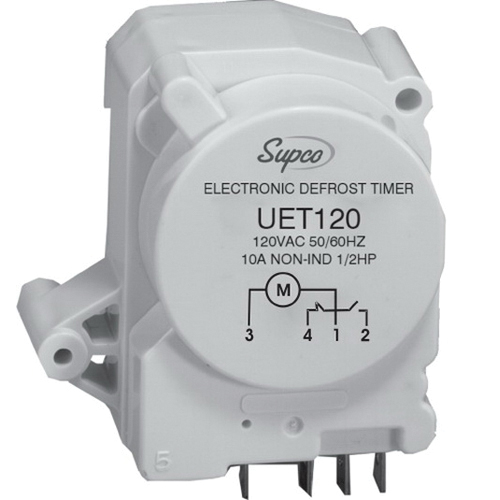 Supco® UET120 Defrost Timer, 10 - 35 min Adjustable Defrost, 120 VAC, 1/2 hp