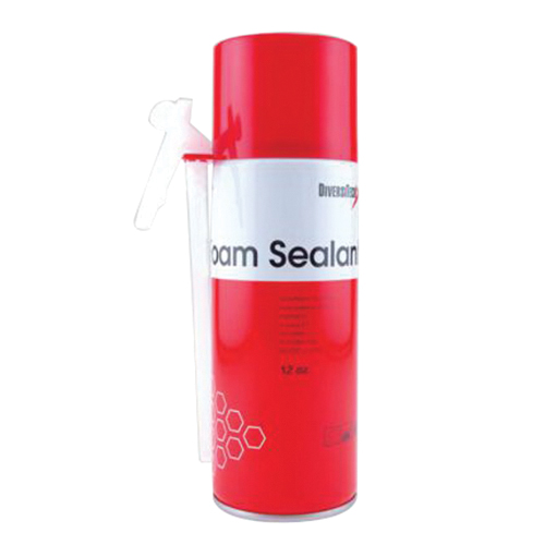 DiversiTech® 1714 Foam Sealant, Amber, Light Petroleum-Like, 12 oz, Aerosol Can