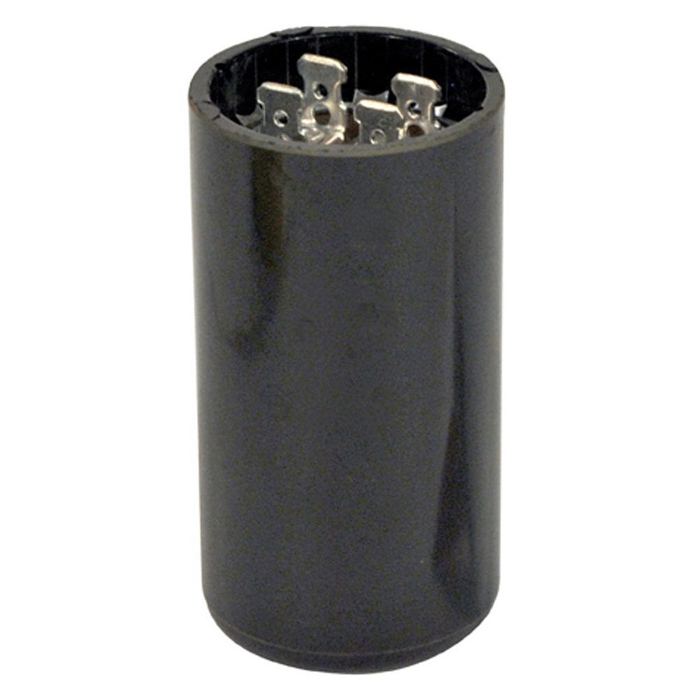 Mars® Blue Box 11006 Motor Start Capacitor, MFD Rating: 43 to 56 uF, 110/125 VAC, Round, 1.44 in Dia, 2-3/4 in H