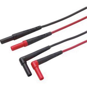 Fluke® Sure-Grip™ TL224 Test Lead, 10 A, 600/1000 V, Silicone, Black/Red