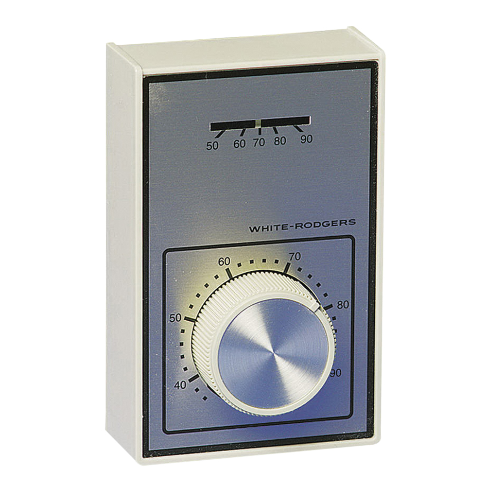 White-Rodgers™ 1A10-651 Line Voltage Thermostat, 120/240/277 VAC, 8 A at 120 VAC, 4 A at 240/277 VAC Resistive