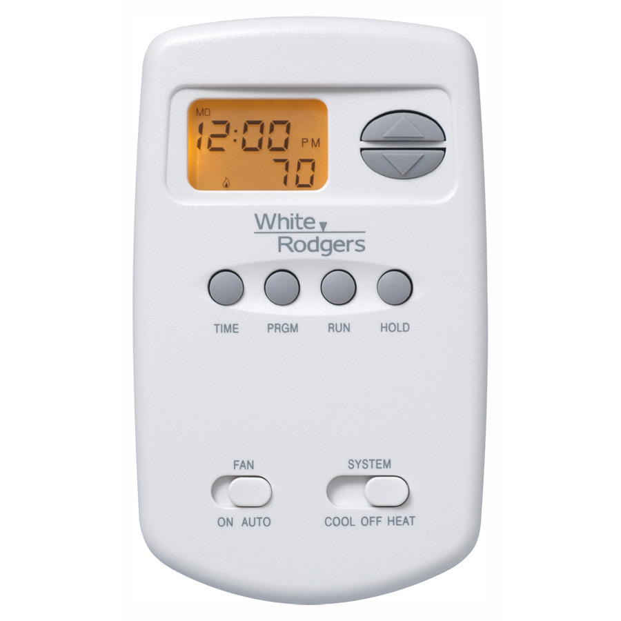 White-Rodgers™ 70 1E78-151 Thermostat, mV - 30 VAC, 1 - 1.5 A, 1.5 - 45 W, 5-2 day Program Programmability
