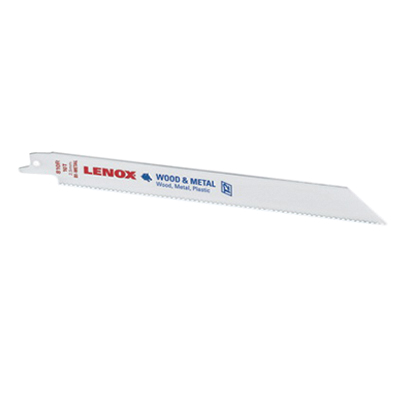 LENOX® Tuff Tooth 20572656R Reciprocating Saw Blade, 6 in L, 3/4 in W, 6 TPI, Bi-Metal Blade
