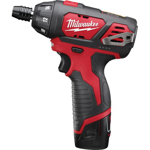 Milwaukee® 2401-22 Screwdriver Kit, 175 in-lb, 1/4 in Chuck, Quick-Change Hexagon Chuck, 12 V, 0 to 500 rpm Speed