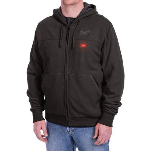 Milwaukee® M12 Heated Hoodie Kit, L, Men, Black, Cotton/Polyester Blend