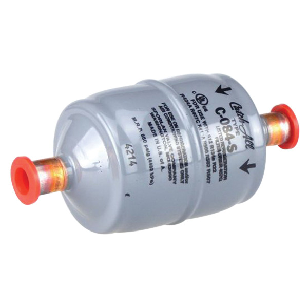 Sporlan® Catch-All® 400437 Liquid Line Filter Drier, ODF Solder Connection, 9 cu-in Volume, 21 sq-in Surface Area