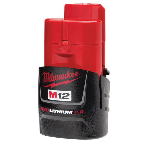 Milwaukee® 48-11-2420 Battery Pack, 12 V, 2 Ah Battery Capacity