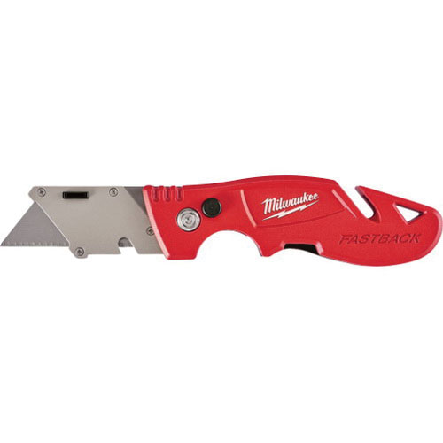Milwaukee® FASTBACK™ 48-22-1903 Utility Knife, Metal Blade, Number of Blades Included: 4, 6-3/4 in OAL
