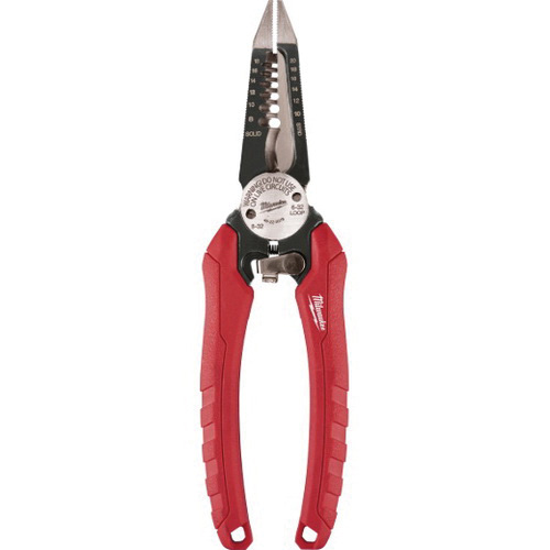 Milwaukee® 48-22-3079 Combination Wire Pliers, Cushion Grip Handle, Polypropylene Handle, 7-3/4 in OAL