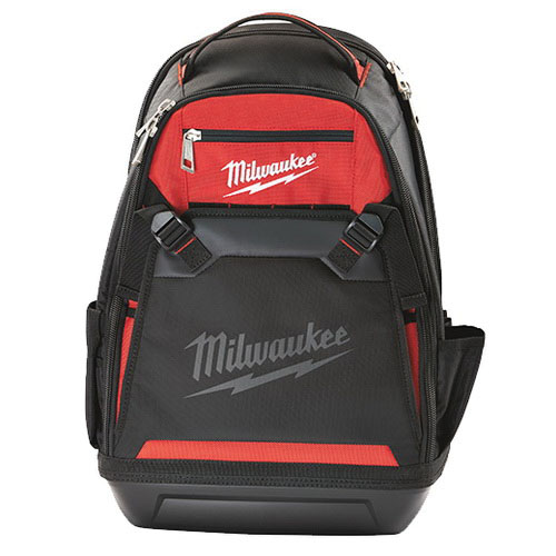 Milwaukee® 48-22-8200 Jobsite Backpack, 9 in W, 24 in H, 35 -Pocket, Zipper Closure, 1680 Denier Ballistic Polyester