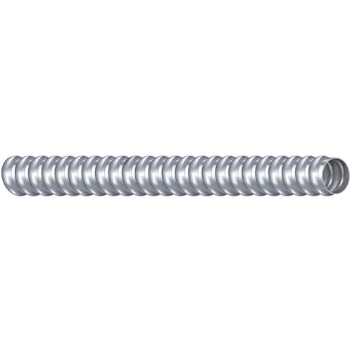 Southwire® Alflex 55082003 Flexible Metal Conduit, 3/8 in Trade, 3/8 - 0.393 in ID, 0.56 - 0.61 in OD, 100 ft L