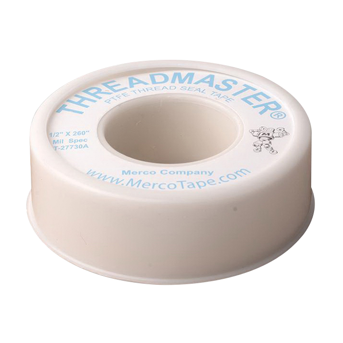 DiversiTech® 6-733 Thread Seal Tape, 1/2 in W, 520 in L, PTFE