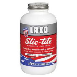 Slic-Tite&reg; Heavy-Duty Thread Sealant, 4 oz Brush Top Can, White; 24/Case