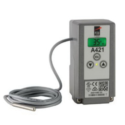 Johnson Controls A421 A421ABC-02C Temperature Control, 120/240 VAC, Configuration: SPDT, 1 Stages