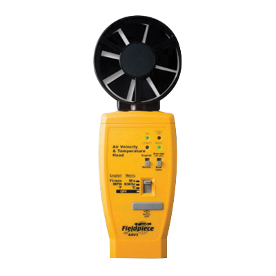 Fieldpiece AAV3 Anemometer Head, For Use With: Vane Anemometer, Yellow