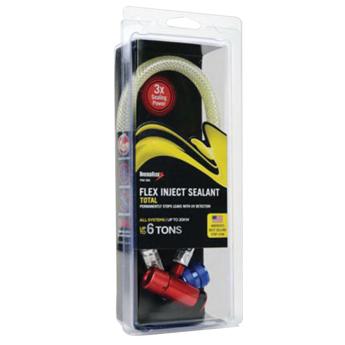 DiversiTech® Flex Inject 995 Flex Inject Sealant Total With UV Dye, Liquid, Clear/Yellow, Ethereal