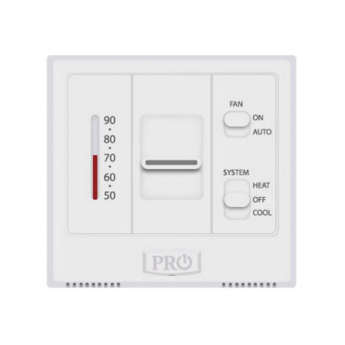 Pro1 IAQ T501M Thermostat, 18 - 30 VAC, 1 Heat/1 Cool -Stage