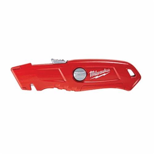Milwaukee® 48-22-1915 Safety Utility Knife, Self-Retracting Blade, High Carbon Steel Blade, 5-3/4 in OAL