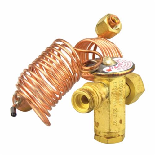 Mortex™ R72DB0054 Non-Bleed Thermostatic Expansion Valve, 3/8 x 3/4 in Nominal, Threaded Connection, R-410A Refrigerant