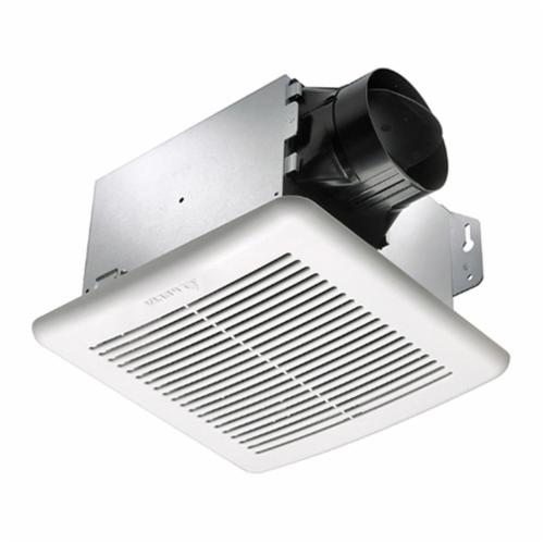 Delta BreezGreenBuilder GBR80H Ventilation Fan With Humidity Sensor, 120 VAC, 0.22 A, Steel, Galvanized