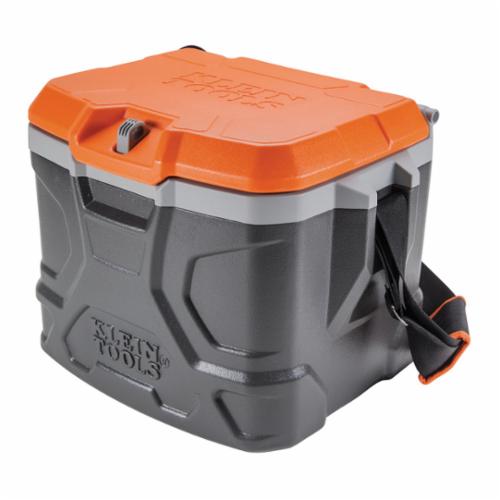 KLEIN TOOLS® Tradesman Pro 55600 Tough Box Cooler, 16-13/64 in W, 12 in H, 2 -Compartment, Polyurethane Foam