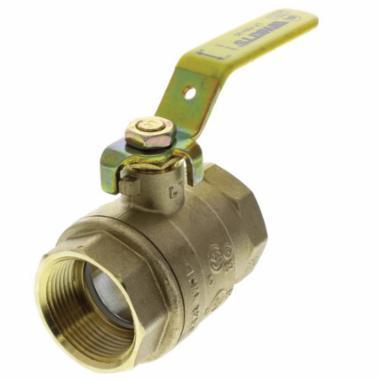 WATTS® LFFBV-3C Full Port Brass Ball Valve, 1 inch, FIP x FIP