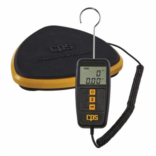 CPS® Compute-A-Charge CCD110 Refrigerant Charging Scale, 110 lb Capacity, Handheld LCD Display