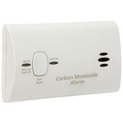 Kidde® 21025788 Carbon Monoxide Alarm, Electrochemical Sensor, Surface/Wall/Ceiling Mounting, White