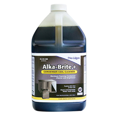 Nu-Calgon Alka-Brite Plus 4120-08 Coil Cleaner, Bottle, Liquid