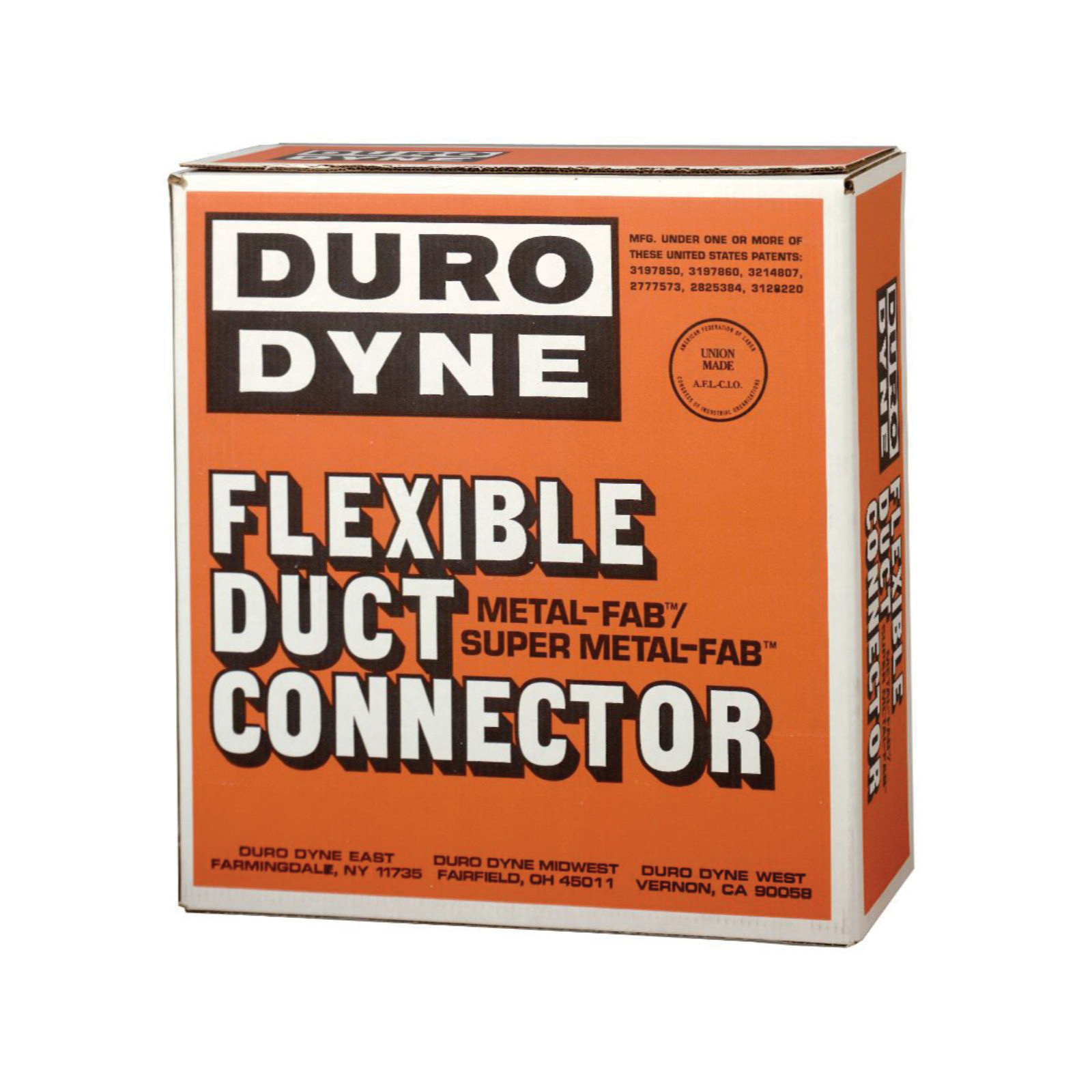 Duro Dyne® MFD Metalfab 10002 Flexible Duct Connector, Durolon, White