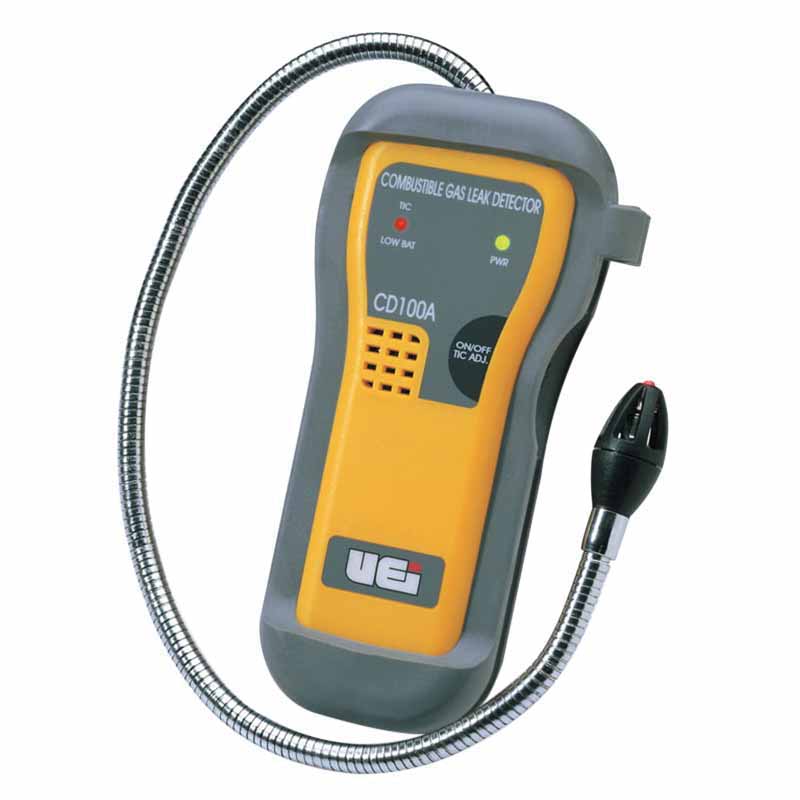 UEi Test Instruments™ CD100A Combustible Gas Leak Detector, 9 V, 50 mg/L Sensitivity, Plastic