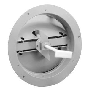 AirMate® 800D14 Butterfly Damper, 14 in, Steel, Brown Enamel