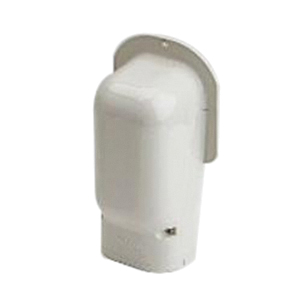 RectorSeal® Slimduct 86036 Wall Inlet, Architectural-Grade Polymer, Ivory, 9 in L, 4-3/8 in W, 3 in H