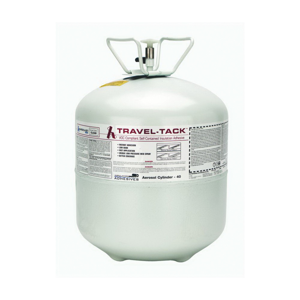CARLISLE® Hardcast, Travel Tack 308605 Spray Adhesive, White, Mint, 40 lb, Aerosol Cylinder
