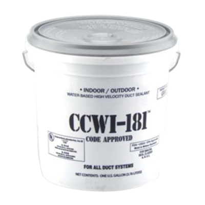 CARLISLE® 304148 Water Based Duct Sealant, 1 gal, Pail, Gray, Slight Ammonia