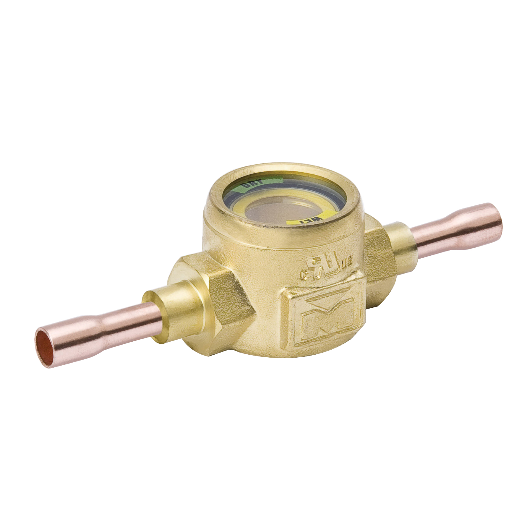 Streamline® A 18116 Sight Glass, 1/2 in Nominal, Solder x Solder Connection, Solid Brass
