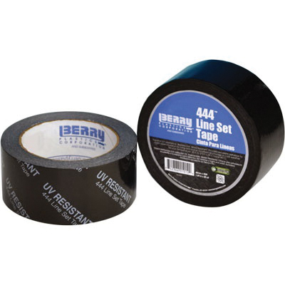 Berry 1087392 Line Set Tape, 3 mil Thick, 2 in W, 60 yd L, Black, Acrylic and OPP Film