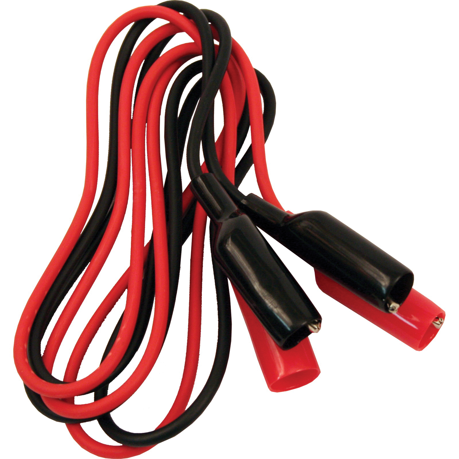 BRAMEC® 13807 Multi-Color Test Lead, 18 ga Rubber Insulation, Black and Red