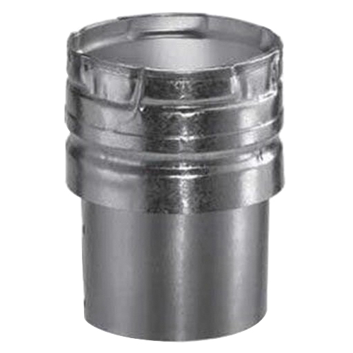 DuraVent® 10GVC Draft Hood Connector, 10 in, 0.016 in Aluminum Inner and 0.021 in Galvanized Steel Outer Wall