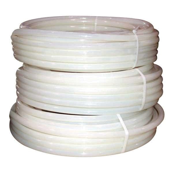 Uponor F1040250 Coil Tubing, 1/4 in, 100 ft L, Polyethylene, 0.241 in ID, 3/8 in OD, White