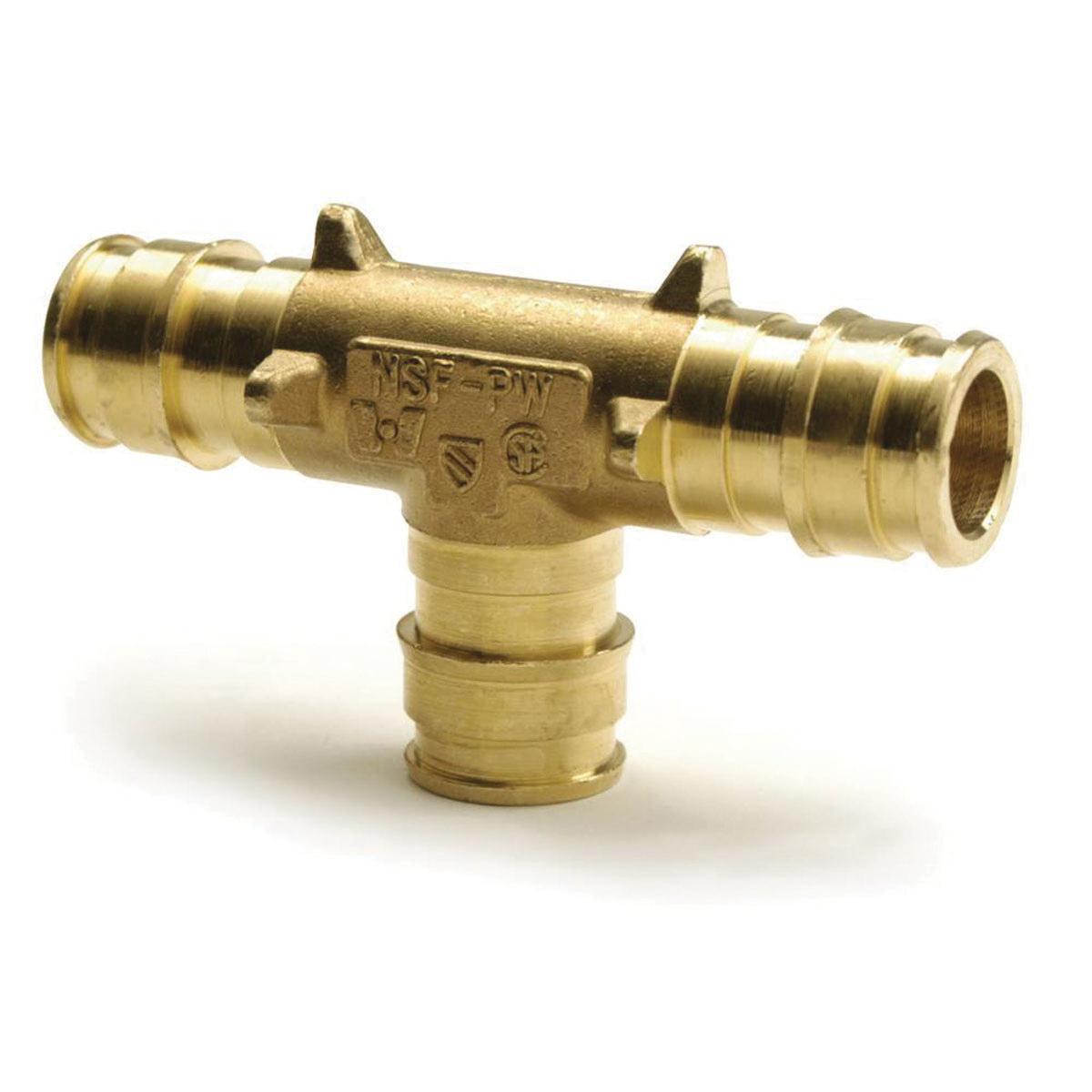 ProPEX 1/2 inch x 1/2 inch x 1/2 inch PEX Lead-Free Brass Tee