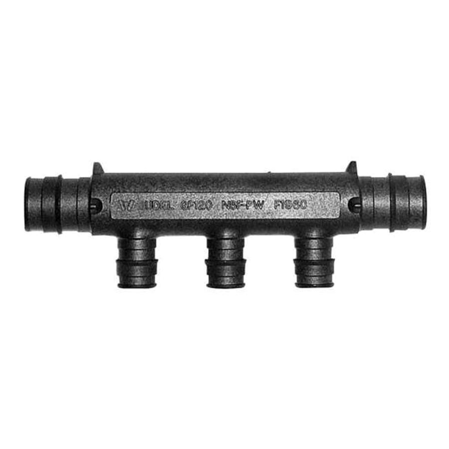 Uponor ProPEX Q2231057 1 inch x 3/4 inch x 1/2 inch 3-Outlets Multi-Port Tee