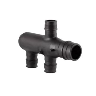 ProPEX&reg; Q2337550 Engineered Plastic Multi-Port Tee, 3/4 inch x 3/4 inch x 3/4 inch, PEX x PEX x PEX; 10/Package