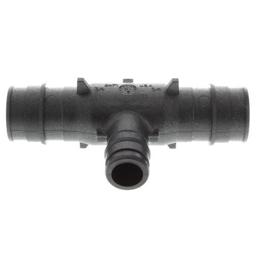 ProPEX 3/4 inch x 3/4 inch x 1/2 inch EP Reducing Tee, PEX Barb x PEX Barb x PEX Barb