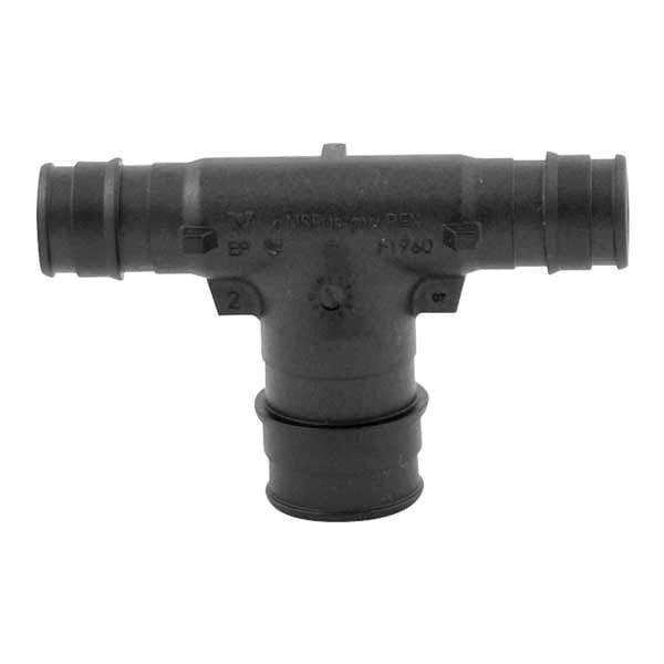 Uponor Q4757710 Reducing Tee, 3/4 in PEX x 3/4 in PEX x 1 in PEX, Polymer