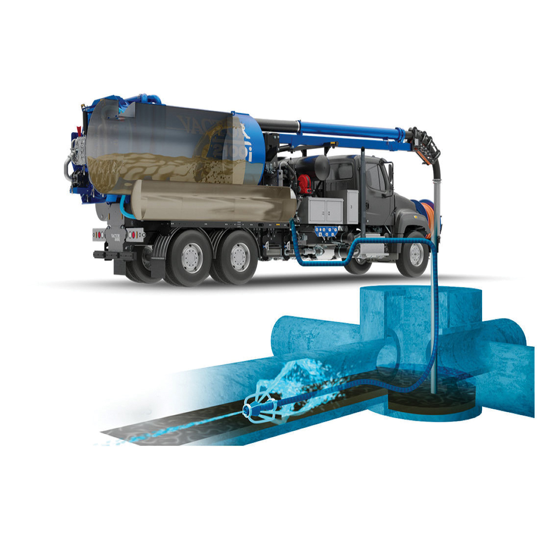 VACTOR&reg; 2100i Water Recycler