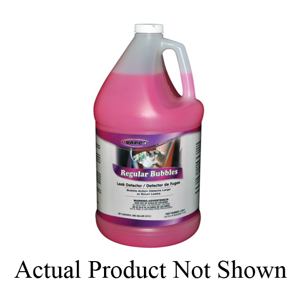 VAPCO LDR-1/2 Regular Bubble Leak Detector, Liquid, Pink, 8 oz, Bottle