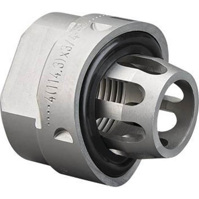 Viega MegaPressG 4812.35 3 inch x 3/4 inch Branch Connector, Press x FPT, Lead Free, Zinc-Nickel Coated Carbon Steel